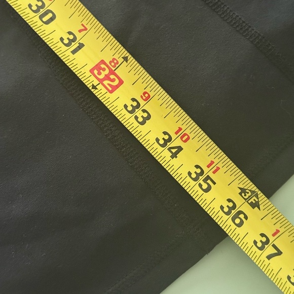 Athleta Black Halter Midi Dress Size M Sporty Tie Back Athleisure - Picture 11 of 11